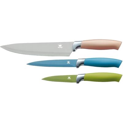 KING Metallic Design Bunt Küchenmesser-Set - Küchenmesser-Set KING Metallic Design Bunt Küchenmesser-Set - Küchenmesser-Set