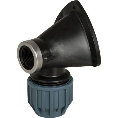 WorknTools PP Klemknie + Muurplaat BI 16 x 1/2"mm - Wandplaat WorknTools PP Klemknie + Muurplaat BI 16 x 1/2"mm - Wandplaat