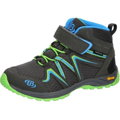 Brütting Outdoorstiefel Rockwall - grau/blau/lemon 27 Brütting Outdoorstiefel Rockwall - grau/blau/lemon 27