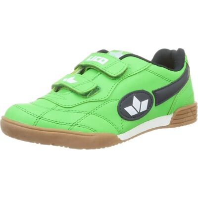 Lico Bernie V Unisex Kindersportschuh - grün marine weiß - Hallenschuh Lico Bernie V Unisex Kindersportschuh - grün marine weiß - Hallenschuh