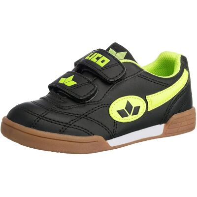 LICO Bernie V Kinderschuh - Schwarz, Neongelb - Hallenschuh LICO Bernie V Kinderschuh - Schwarz, Neongelb - Hallenschuh