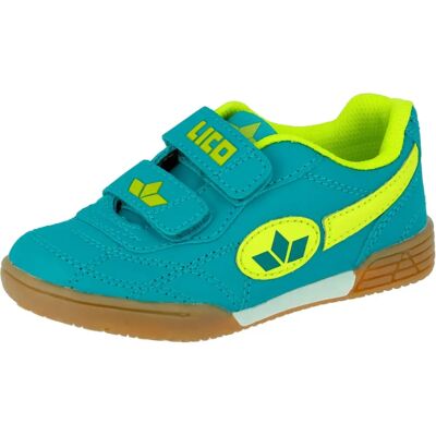 Lico Bernie V Unisex Hallenschuhe - Petrol Lemon - Sportschuhe Lico Bernie V Unisex Hallenschuhe - Petrol Lemon - Sportschuhe
