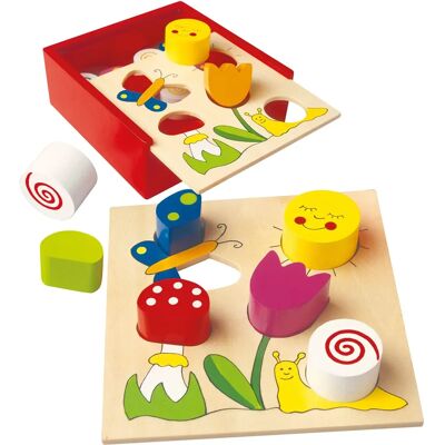 Bino 84154 - Jouet éducatif en bois avec 11 pièces - Motricité fine - Publicité Bino 84154 - Jouet éducatif en bois avec 11 pièces - Motricité fine - Publicité