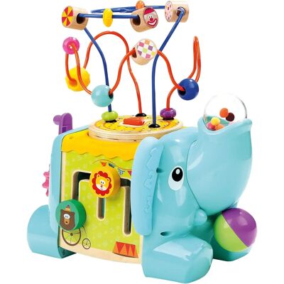 Bino Motorikwürfel Elefant - Baby-Activity-Center Bino Motorikwürfel Elefant - Baby-Activity-Center