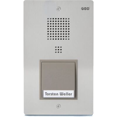 Sistema di controllo accessi Auerswald TFS-Dialog 301 in acciaio inox - Sicurezza Sistema di controllo accessi Auerswald TFS-Dialog 301 in acciaio inox - Sicurezza