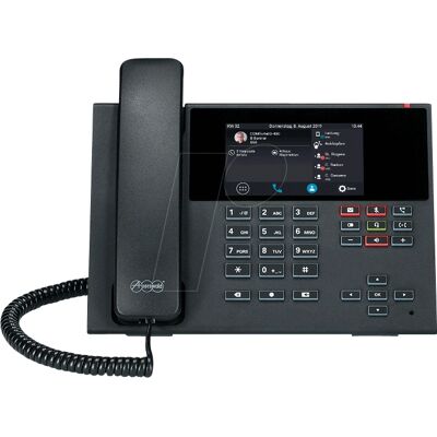 Téléphone VoIP Auerswald D-400 - 6 Lignes, Écran, Mains libres - Noir - Publicité Téléphone VoIP Auerswald D-400 - 6 Lignes, Écran, Mains libres - Noir - Publicité