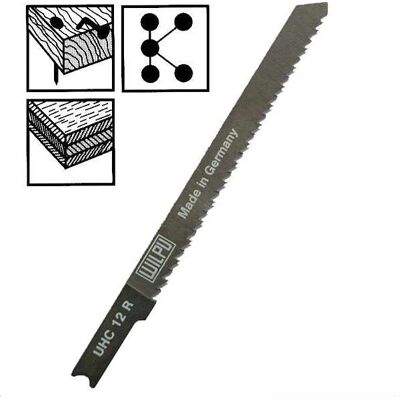 Set di lame per seghetto Wilpu - Denti invertiti - 5 pezzi Set di lame per seghetto Wilpu - Denti invertiti - 5 pezzi