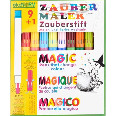 Set de Marqueurs d'eau et Crayon Magique ÖkoNORM - Fournitures Artistiques pour Enfants - Publicité Set de Marqueurs d'eau et Crayon Magique ÖkoNORM - Fournitures Artistiques pour Enfants - Publicité