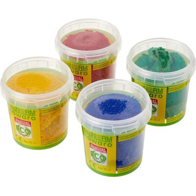 ÖkoNORM Boîte de 4 Pots d'Argile Naturelle - 150 g - Publicité ÖkoNORM Boîte de 4 Pots d'Argile Naturelle - 150 g - Publicité