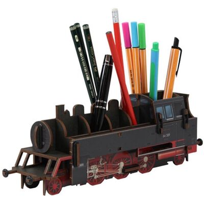 Werkhaus BR 64 Schreibwaren-Box - Schwarze Dampflok Werkhaus BR 64 Schreibwaren-Box - Schwarze Dampflok
