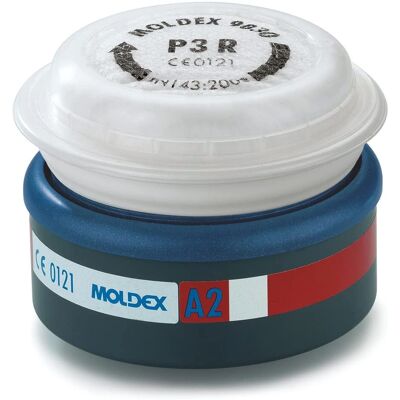 Filtros Moldex Easylock A2P3 R - Filtros para respiradores Filtros Moldex Easylock A2P3 R - Filtros para respiradores