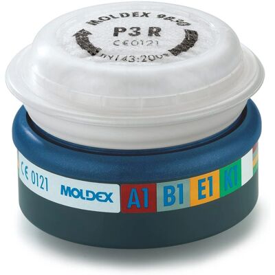 Moldex - Respirator Filter - ABEK1P3 R - Pack of 6 Moldex - Respirator Filter - ABEK1P3 R - Pack of 6