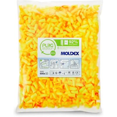 Moldex Mellows Gehörschutzstöpsel - Nachfüllpack - 500 Paar Moldex Mellows Gehörschutzstöpsel - Nachfüllpack - 500 Paar