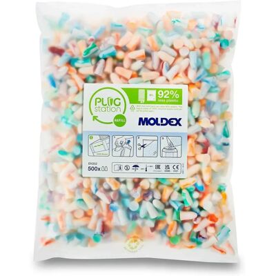 Moldex Brand Ear Plugs - SNR 35 dB - 500 Pairs Moldex Brand Ear Plugs - SNR 35 dB - 500 Pairs