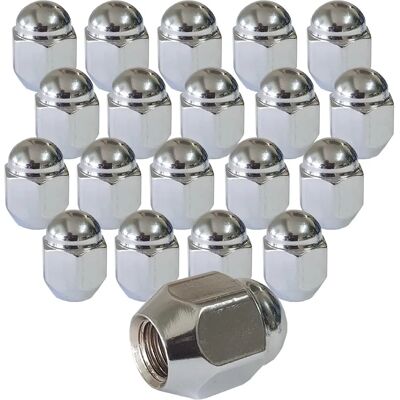 Tracer - 20 - M12x1.5 - Tapered Closed - Lug Nuts Tracer - 20 - M12x1.5 - Tapered Closed - Lug Nuts
