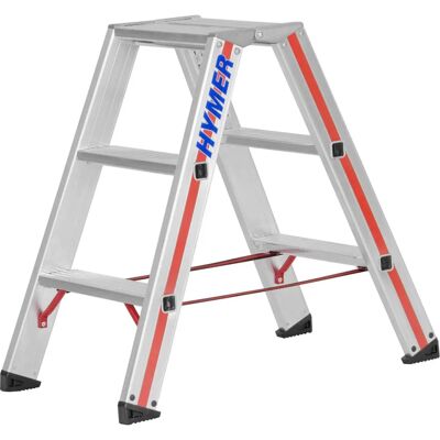 MATISÈRE Doppelte Leiter 2x3 Sprossen - Max. Arbeitshöhe 1,70 m - 8024/2x3 MATISÈRE Doppelte Leiter 2x3 Sprossen - Max. Arbeitshöhe 1,70 m - 8024/2x3
