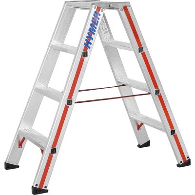 Hymer Stehleiter 2x4 Stufen - 104 cm - Industrieleiter Hymer Stehleiter 2x4 Stufen - 104 cm - Industrieleiter