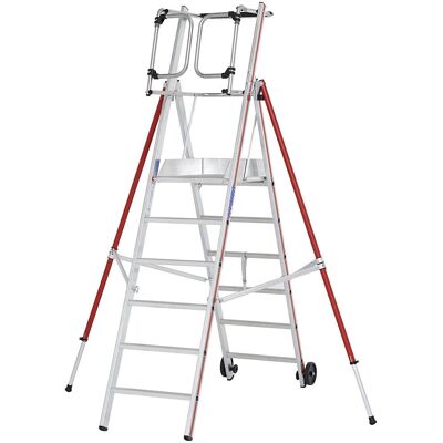 MATISÈRE Modell 848306 Aluminium 6-Stufen Plattformleiter - Arbeitshöhe 3,39m MATISÈRE Modell 848306 Aluminium 6-Stufen Plattformleiter - Arbeitshöhe 3,39m