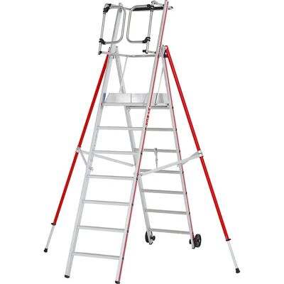 MATISÈRE Aluminium-Dobogó Lader - 7 Stufen, max. Höhe 3,63 m MATISÈRE Aluminium-Dobogó Lader - 7 Stufen, max. Höhe 3,63 m