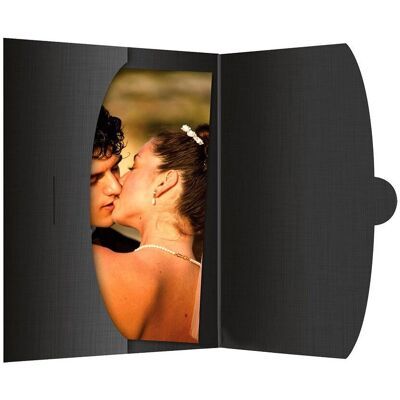 Daiber 15x20 Étui Photo Noir - Rangement de Photos - Publicité Daiber 15x20 Étui Photo Noir - Rangement de Photos - Publicité
