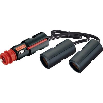 ProCar 67889200 Répartiteur pour allume-cigare - 2 prises ProCar 67889200 Répartiteur pour allume-cigare - 2 prises
