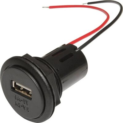 ProCar USB Power Steckdose - 3A, Integrierter Spannungswandler, für USB-A Geräte ProCar USB Power Steckdose - 3A, Integrierter Spannungswandler, für USB-A Geräte