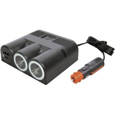 ProCar Power Adapter - Dual USB-C/A, 12-24V ProCar Power Adapter - Dual USB-C/A, 12-24V