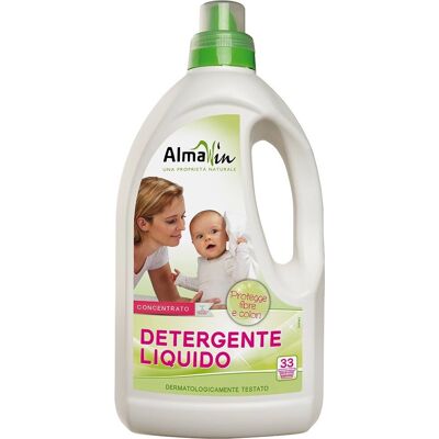 Detersivo Vegano Almawin - 1500ml - Per Lavaggi a Freddo e Caldo Detersivo Vegano Almawin - 1500ml - Per Lavaggi a Freddo e Caldo