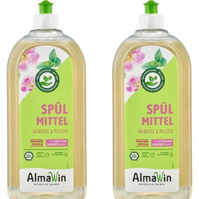 ALMAWIN Wildrose Zitronenmelisse Eco Geschirrspülmittel 1L ALMAWIN Wildrose Zitronenmelisse Eco Geschirrspülmittel 1L