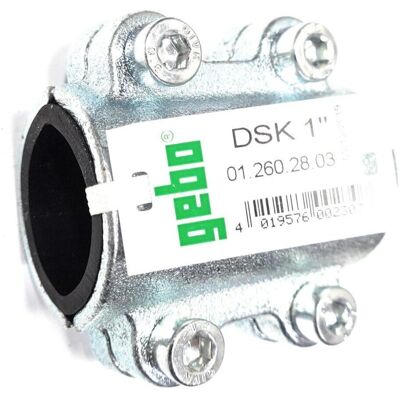 GEBRO Collare di riparazione in ghisa malleabile - 33.7mm - Per tubi in acciaio GEBRO Collare di riparazione in ghisa malleabile - 33.7mm - Per tubi in acciaio