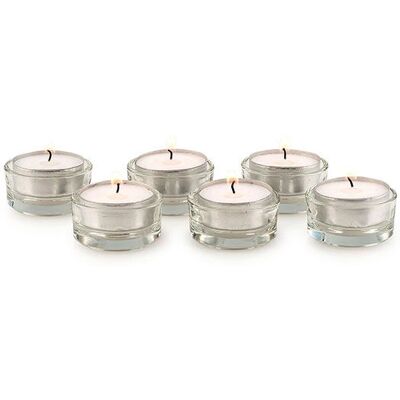 Pajoma 15353 porte-bougie en verre - Candle holder - Publicité Pajoma 15353 porte-bougie en verre - Candle holder - Publicité
