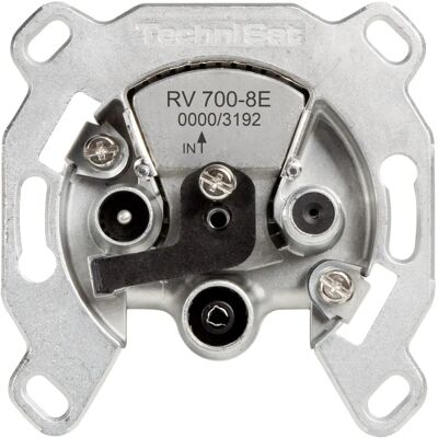 TechniSat TechniPro RV 700-8E - Prise de fin - Argent - Accessoire satellite - Publicité TechniSat TechniPro RV 700-8E - Prise de fin - Argent - Accessoire satellite - Publicité