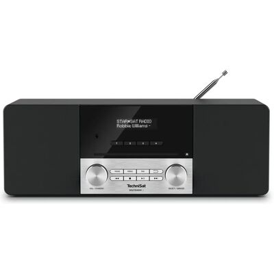 TechniSat Digitradio 3 - Tragbares Radio mit Bluetooth, CD, FM - Schwarz, Silber TechniSat Digitradio 3 - Tragbares Radio mit Bluetooth, CD, FM - Schwarz, Silber