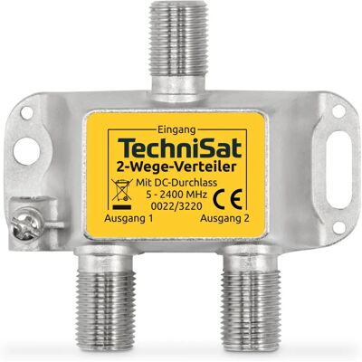 TechniSat 0022/3220 Kabelsplitter - RF-Verteiler - Silber TechniSat 0022/3220 Kabelsplitter - RF-Verteiler - Silber