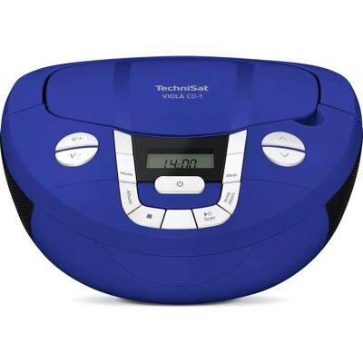TechniSat VIOLA CD-1 Lecteur CD Bluetooth portable - Enceinte stéréo bleue TechniSat VIOLA CD-1 Lecteur CD Bluetooth portable - Enceinte stéréo bleue