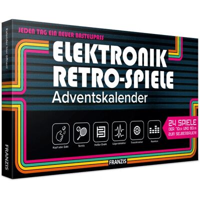 Franzis Verlag 67150 Kalendarz Adwentowy - Retro Elektroniczne Gry Franzis Verlag 67150 Kalendarz Adwentowy - Retro Elektroniczne Gry