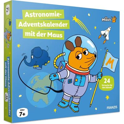 Franzis Verlag Calendrier de l'Avent Astronomie avec la Souris - Apprentissage de l'espace Franzis Verlag Calendrier de l'Avent Astronomie avec la Souris - Apprentissage de l'espace