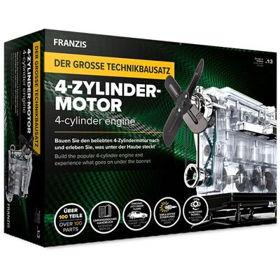 FRANZIS Kit Modèle Moteur 4 Cylindres - Kit Éducatif - Publicité FRANZIS Kit Modèle Moteur 4 Cylindres - Kit Éducatif - Publicité