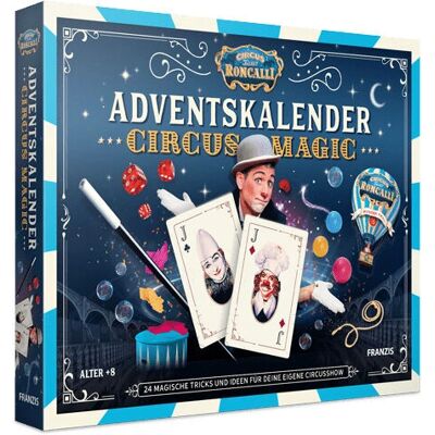 Franzis Calendario de Adviento - Magia de Circo - 24 Cajas de Regalo - Para Niños 8+ Franzis Calendario de Adviento - Magia de Circo - 24 Cajas de Regalo - Para Niños 8+