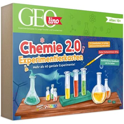 Franzis Verlag 67212 Kinder-Wissenschaftsspiel - GEOlino Chemie 2.0 Experimentierkasten - Mehr als 40 Experimente Franzis Verlag 67212 Kinder-Wissenschaftsspiel - GEOlino Chemie 2.0 Experimentierkasten - Mehr als 40 Experimente