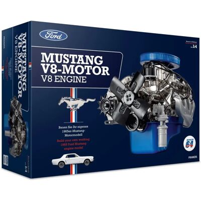 Ford Mustang V8 Motorbausatz - Detailliertes Modell im Maßstab 1:4 Ford Mustang V8 Motorbausatz - Detailliertes Modell im Maßstab 1:4