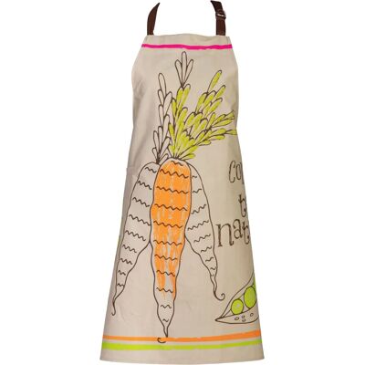 STUCO Veggies Schürze - Baumwolle, 80x85cm, Verstellbar - Kochschürze STUCO Veggies Schürze - Baumwolle, 80x85cm, Verstellbar - Kochschürze