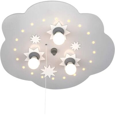 Luce da soffitto per bambini ELOBRA - Cielo stellato in legno Luce da soffitto per bambini ELOBRA - Cielo stellato in legno