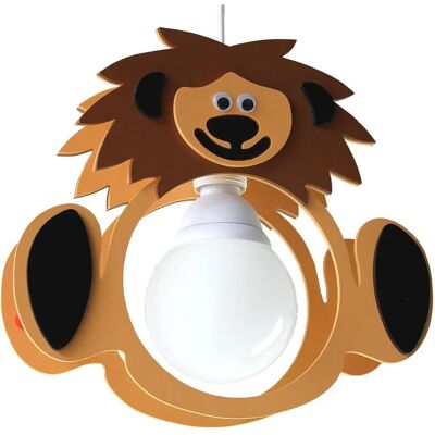 ELOBRA Lwa Lampa wisząca - Drewniana oświetlenie dla dzieci ELOBRA Lwa Lampa wisząca - Drewniana oświetlenie dla dzieci