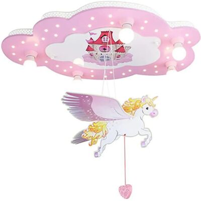 Elobra Rosa Einhorn Schloss Deckenleuchte - Deckenlampe Elobra Rosa Einhorn Schloss Deckenleuchte - Deckenlampe
