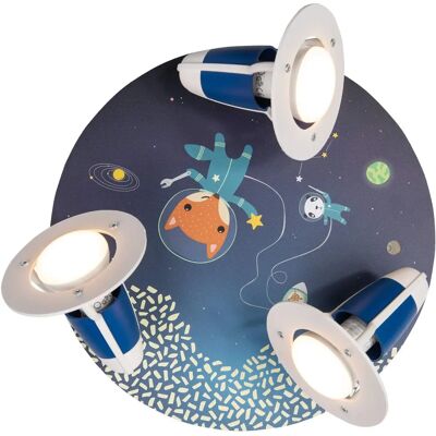 Lustre de plafond Space Mission Bleu Elobra - Éclairage de plafond Lustre de plafond Space Mission Bleu Elobra - Éclairage de plafond
