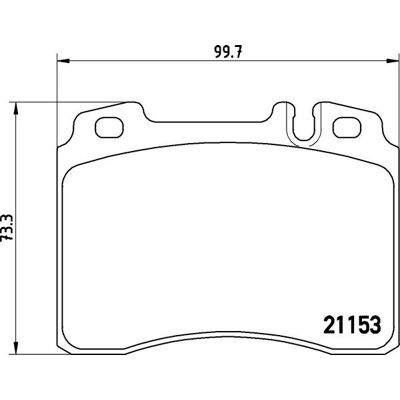 Textar Forreste Bremsbelæg W124 W210 R129 - Skivebremse Textar Forreste Bremsbelæg W124 W210 R129 - Skivebremse
