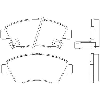 Textar Honda Scheibenbremsbeläge-Set - Bremsbeläge für Honda Civic Textar Honda Scheibenbremsbeläge-Set - Bremsbeläge für Honda Civic