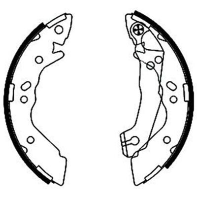 Textar 91054100 Brake Shoes - Hyundai Accent Pony Textar 91054100 Brake Shoes - Hyundai Accent Pony