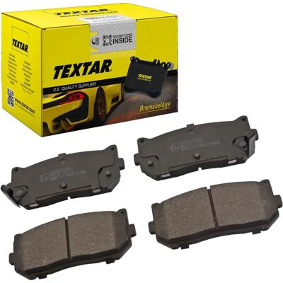 Textar Rexton Hyundai H-1 Remblokken - Schijfremset met Slijtwarningscontact Textar Rexton Hyundai H-1 Remblokken - Schijfremset met Slijtwarningscontact